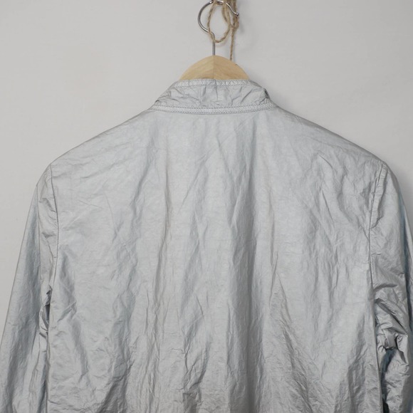 BMW Silver Light Weight Reflective Jacket Size 6 - Picture 10 of 12